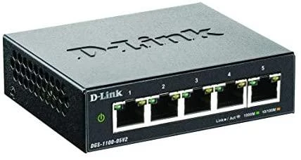 Šakotuvas D-LINK Easy Smart Managed Switch 5 prievadų Gigabit