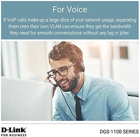 Šakotuvas D-LINK Easy Smart 24 jungtys Gigabit Switch