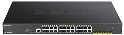 Šakotuvas D-LINK 28 prievadų išmanusis valdomas PoE+ gigabito komutatorius 4x 10G