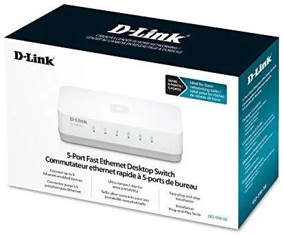 Šakotuvas D-LinkGo 5 Port 10/100