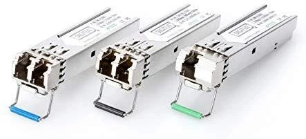 Šakotuvas Assmann Electronic DIGITUS SFP Modul fuer Gigabit Switch multimode Glasfaser Modul LC 850nm Duplex mini GBIC SFP Modul iki 0,55 km