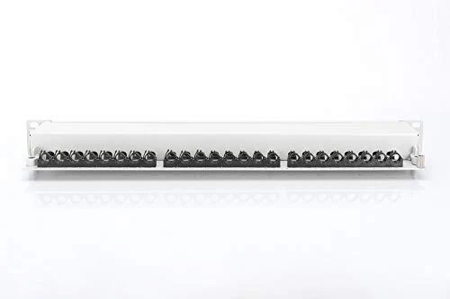 Digitus CAT 6A | Patch Panel | RJ45, 8P8C | Tinka montuoti 483 mm (19 colių) spintelėje; Perdavimo savybės: 6A kategorija, EA klasė; Taikymo sritis: iki 500 MHz, 10 GBase-T; Dydis: 482,6 x 44 x 109 mm | RJ45 ekranas (alavuota bronza)