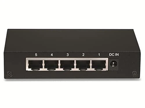 Šakotuvas EDIMAX 10/100/1000Mbps nevaldomas eterneto stalinio kompiuterio jungiklis metalinis