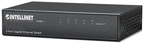 Šakotuvas Intellinet 561167 tinklo komutatorius Valdomas Gigabit Ethernet (10/100/1000) Juoda Maitinimas per Eternetą (PoE)