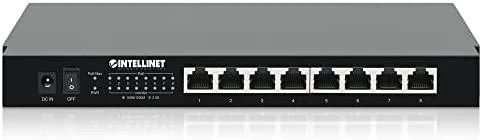 Šakotuvas „Intellinet 561938“ komutatorius 2.5G, 10/100/1000/2500, 8x RJ45 PoE+ 100W
