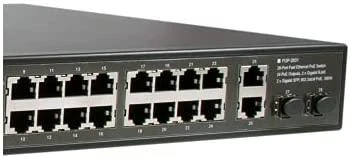 Šakotuvas Level One Carruzzo LevelOne FGP-2831 tinklo komutatorius Ne-valdomas Fast Ethernet (10/100) Maitinimas per Eternetą (PoE) 1U Juoda