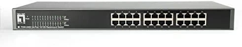 Šakotuvas Level One Carruzzo LevelOne FSW-2450 tinklo komutatorius Ne-valdomas Fast Ethernet (10/100) Juoda