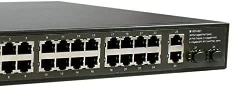 Šakotuvas Level One Carruzzo LevelOne GEP-2821 tinklo komutatorius Ne-valdomas Gigabit Ethernet (10/100/1000) Maitinimas per Eternetą (PoE) 1U Juoda