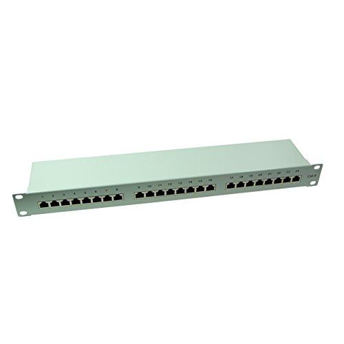 LogiLink Patchpanel Logilink 19" Einbau Kat.6 STP 24 Port, juodas - NP0055