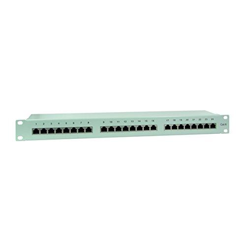 LogiLink Patchpanel Logilink 19" Einbau Kat.6 STP 24 Port, juodas - NP0055