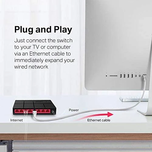 Šakotuvas TP-Link „Mercusys“ | Komutatorius | MS108G | Nevaldomas | Stalinis | Maitinimo šaltinio tipas: Išorinis