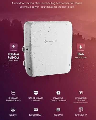 Maršrutizatorius Mikrotik RB5009UPr+S+OUT