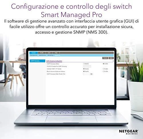 Šakotuvas Netgear Switch GS510TPP žiniatinklio valdymas, montuojamas ant stovo, 1 Gbps (RJ-45) jungčių kiekis 8, SFP jungčių kiekis 2, PoE+ jungčių kiekis 8, maitinimo tipas vienas