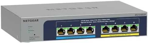 Šakotuvas „Netgear“ jungiklis MS108TUP-100EUS MS108TUP100EUS (MS108TUP-100EUS)
