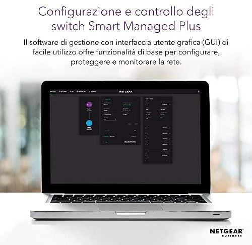 Šakotuvas NETGEAR 16PT GE Plus jungiklis su POE+