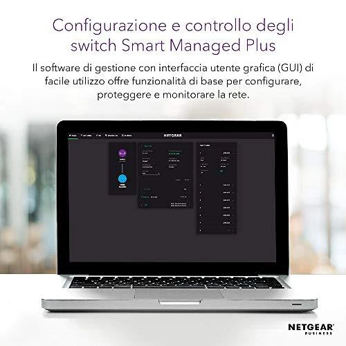 Šakotuvas NETGEAR 16PT GE Plus komutatorius su didelio galingumo POE+