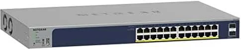 Šakotuvas NETGEAR 24 prievadų GE PoE+ Smart Managed Pro Switch GS724TP