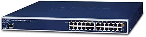 Šakotuvas Planet 12-Port Gigabit IEEE 802.3at PoE+ Managed Injector Hub (360 vatų)