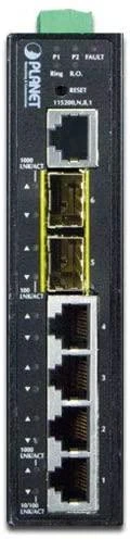 Šakotuvas PLANET IGS-5225-4T2S tinklo komutatorius Valdomas L2+ Gigabit Ethernet (10/100/1000) Mėlyna