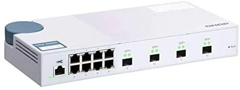 Šakotuvas Qnap Systems QNAP QSW-M408S 8 prievadas 1 Gbps 4 prievadas 10 GbE SFP+ žiniatinklio valdomas jungiklis