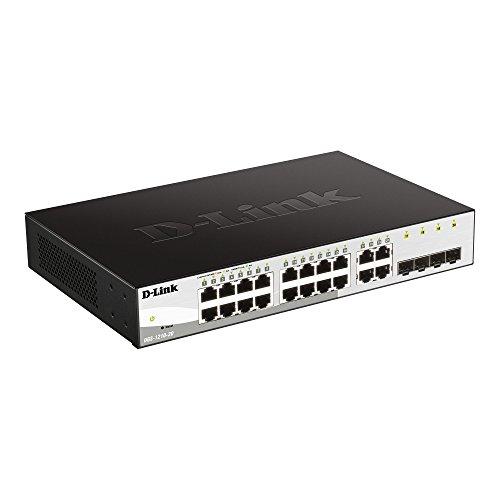 Šakotuvas Komutatorius D-Link DGS-1210-20 (16x 10/100/1000Mbps)
