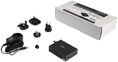 Konwerter światłowodowy StarTech Gigabit Ethernet Glasfaser Medienkonverter - 850nm MM LC - 500m - Mit MM SFP Transceiver - Fr 10/100/1000 Netzwerke (MCM1110MMLC) - 2775841