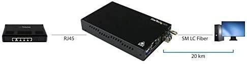 StarTech GBE FIBER MEDIA CONVERTER 20KM - ET91000SM20