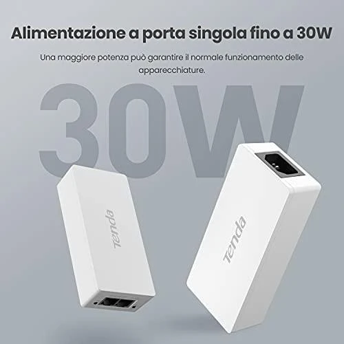 „Tenda POE30G-AT PoE“ adapteris gigabito eternetui