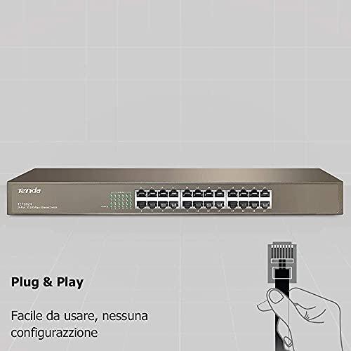 Switch Tenda TEF1024D (24x 10/100Mbps)