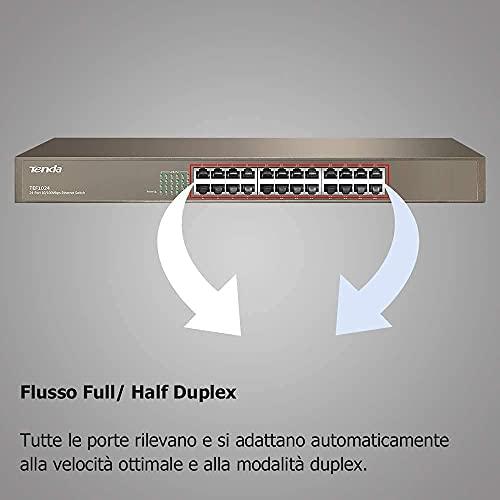 Switch Tenda TEF1024D (24x 10/100Mbps)