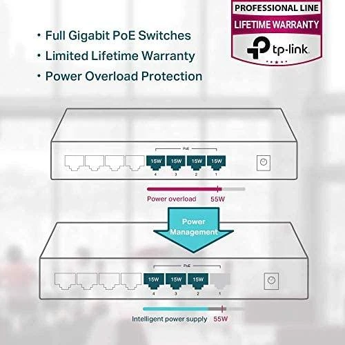Šakotuvas Komutatorius TP-Link / TL-SG1008P