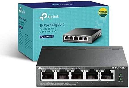 Šakotuvas TP-LINK | Jungiklis | TL-SG1005LP | Nevaldomas | Darbalaukis | PoE+ jungtys kiekis 4 | Maitinimo tipas Išorinis