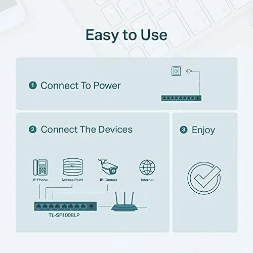 Šakotuvas TP-LINK | Jungiklis | TL-SF1008LP | Nevaldomas | Darbalaukis | 10/100 Mbps (RJ-45) jungtys kiekis 8 | Maitinimas per Ethernet (PoE) jungtys kiekis 4 | Maitinimo tipas Išorinis