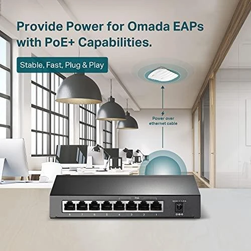 Šakotuvas Komutatorius TP-Link / TL-SG1008P