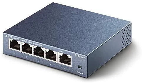 Šakotuvas Komutatorius TP-LINK, 5-port, metalinis korpusas, juodas / TL-SG105