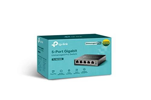 Šakotuvas Komutatorius TP-LINK, 5-port, metalinis korpusas, juodas / TL-SG105