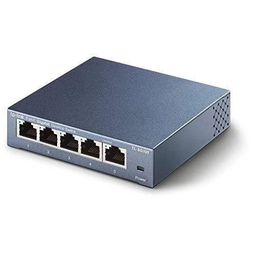 Šakotuvas Komutatorius TP-LINK, 5-port, metalinis korpusas, juodas / TL-SG105
