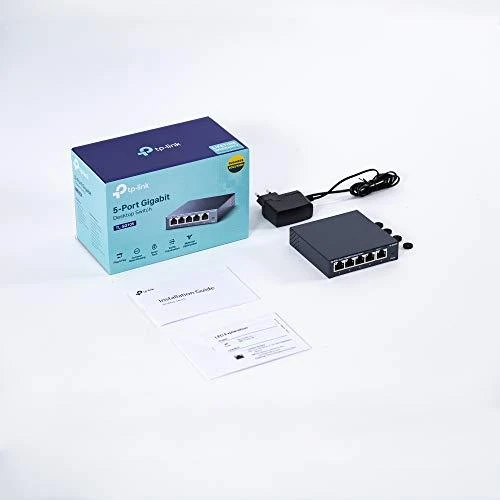 Šakotuvas Komutatorius TP-LINK, 5-port, metalinis korpusas, juodas / TL-SG105