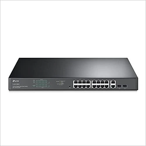 Šakotuvas TP-LINK | Komutatorius | TL-SG1218MPE | Valdomas žiniatinklyje | Montuojamas į lentyną | Gigabito Ethernet (varinis) jungčių kiekis: 16 | SFP jungčių kiekis: 2 | PoE+ jungčių kiekis: 16 | 36 mėn.