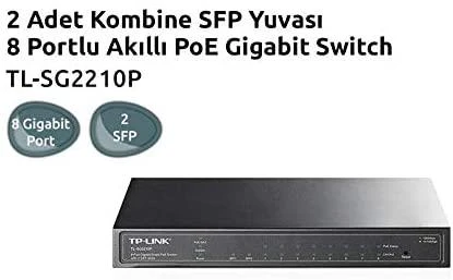 Šakotuvas TP-LINK | Jungiklis | TL-SG2210P | Tvarkomas žiniatinklis | Darbalaukis | SFP jungtys kiekis 2 | Maitinimas per Ethernet (PoE) jungtys kiekis 8 | Maitinimo tipas Išorinis | 36 mėn.