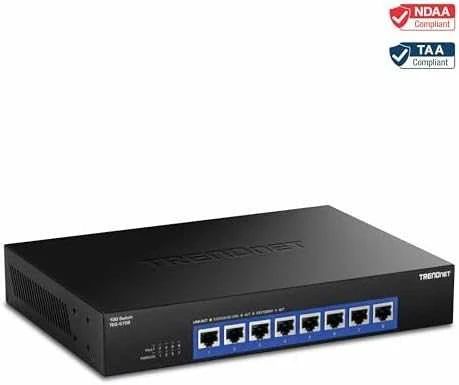 Šakotuvas Trendnet 8-PORT 10G SWITCH - PORTS/ 160 GBPS SWITCHING CAPACI