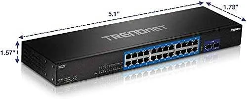 Šakotuvas Switch TRENDnet TEG-30262 24-portowy Gigabit 2x10G SFP