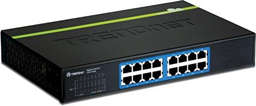 Šakotuvas TRENDNET 16 prievadų Gigabit GREENnet jungiklis