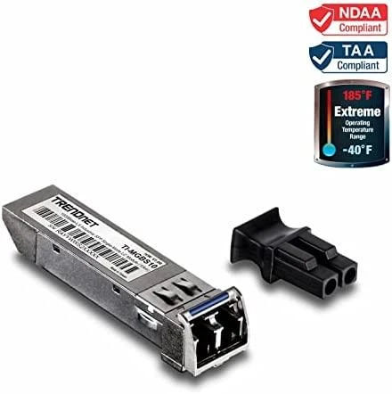 Šakotuvas Carruzzo Trendnet TI-MGBS10 tinklo siųstuvų-imtuvų modulis Optinis pluoštas 1250 Mbit/ai SFP 1310 nm