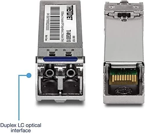 Šakotuvas Carruzzo Trendnet TI-MGBS10 tinklo siųstuvų-imtuvų modulis Optinis pluoštas 1250 Mbit/ai SFP 1310 nm
