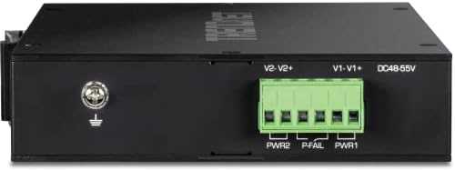 Šakotuvas TRENDnet TI-PGM541 5-port Industrial Gigabit PoE+ Juodas Switch