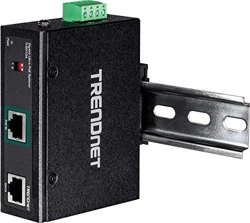 Šakotuvas Carruzzo Trendnet TI-SG104 tinklo dalytuvas Maitinimas per Eternetą (PoE) Juoda