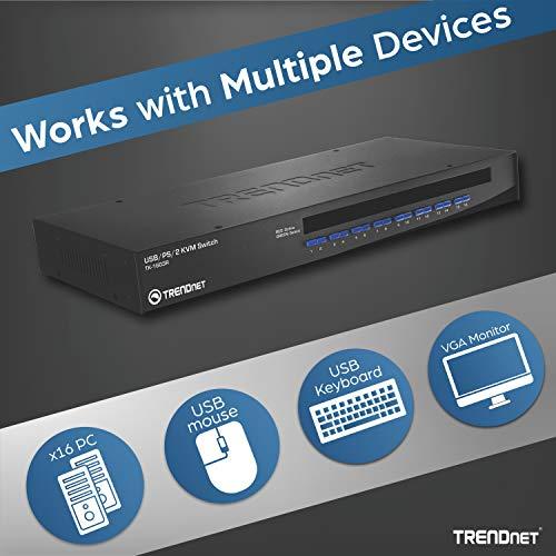 TRENDnet 16 PORT KVM jungiklis USB/PS2 (TK-1603R) – Z010070