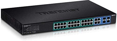 Šakotuvas TRENDnet TPE-2840WS - Tvarkomas - Gigabit Ethernet (10/100/1000) - Visas dvipusis maitinimas per Ethernet (PoE) - Tvirtinimas ant stovo - 1U