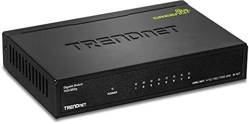 Šakotuvas TRENDnet Switch 8 Port Gbit PoE+ 61W Metall
